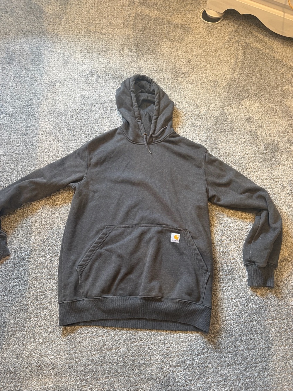 Carhartt Men’s Charcoal Gray Hooded Pullover